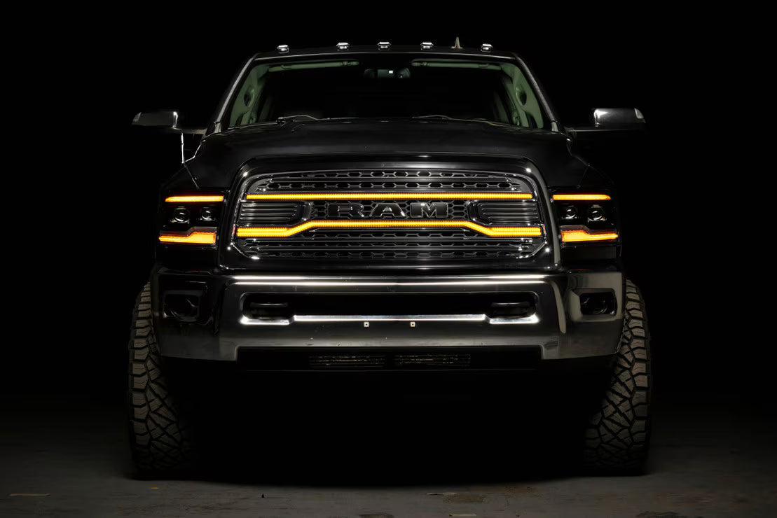2013 - 2018 Dodge Ram 2500 / 3500 HD TRUCK XBG LED DRL Grille (Chrome) XBG28
