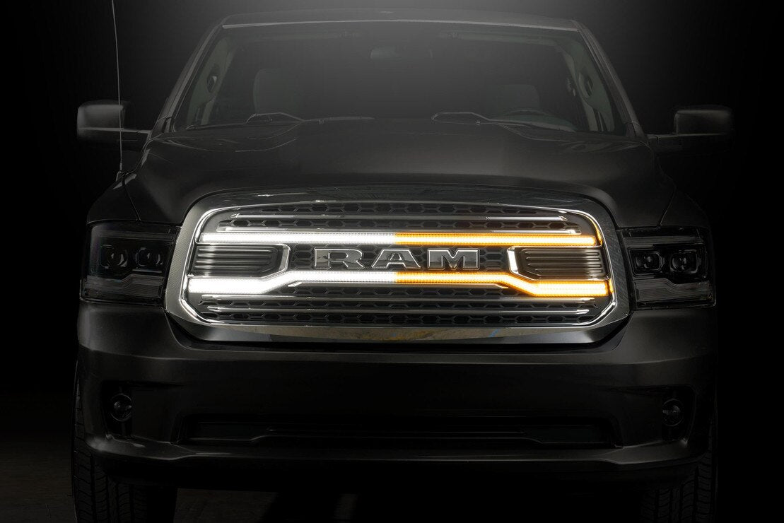 2013 - 2018 Dodge Ram 1500 XBG LED DRL Grille (Chrome) XBG30