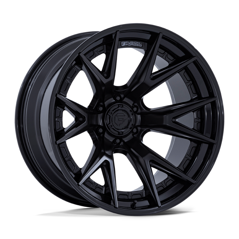 Fuel Wheels Catalyst FC402 6-139.7 (6-5.5") 20X10 MATTE BLACK W/ GLOSS BLACK LIP -18mm Offset FC402MX20106818N