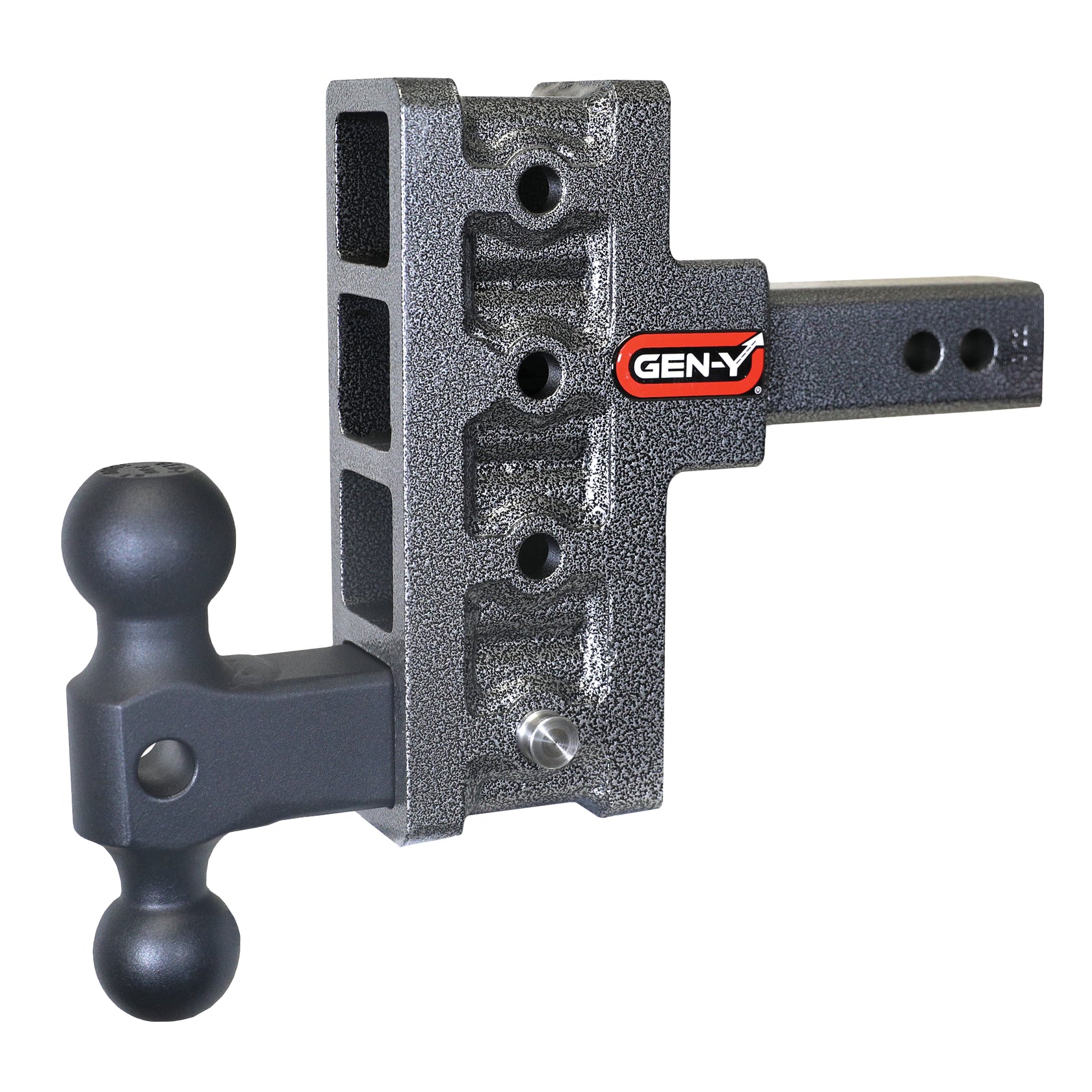 Gen-Y Mega Duty Class IV 10k Ball Mount 5" Offset Drop 2" Shank