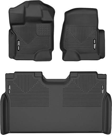 2015-2020 F150 Super Crew HUSKY FITTED FLOOR MATS FRONT AND REAR