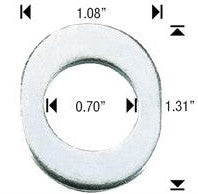 Oval Centre Washer 777