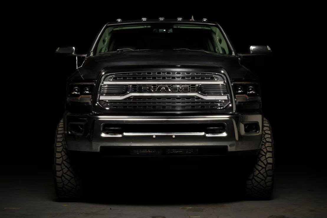 2013 - 2018 Dodge Ram 2500 / 3500 HD TRUCK XBG LED DRL Grille (Chrome) XBG28