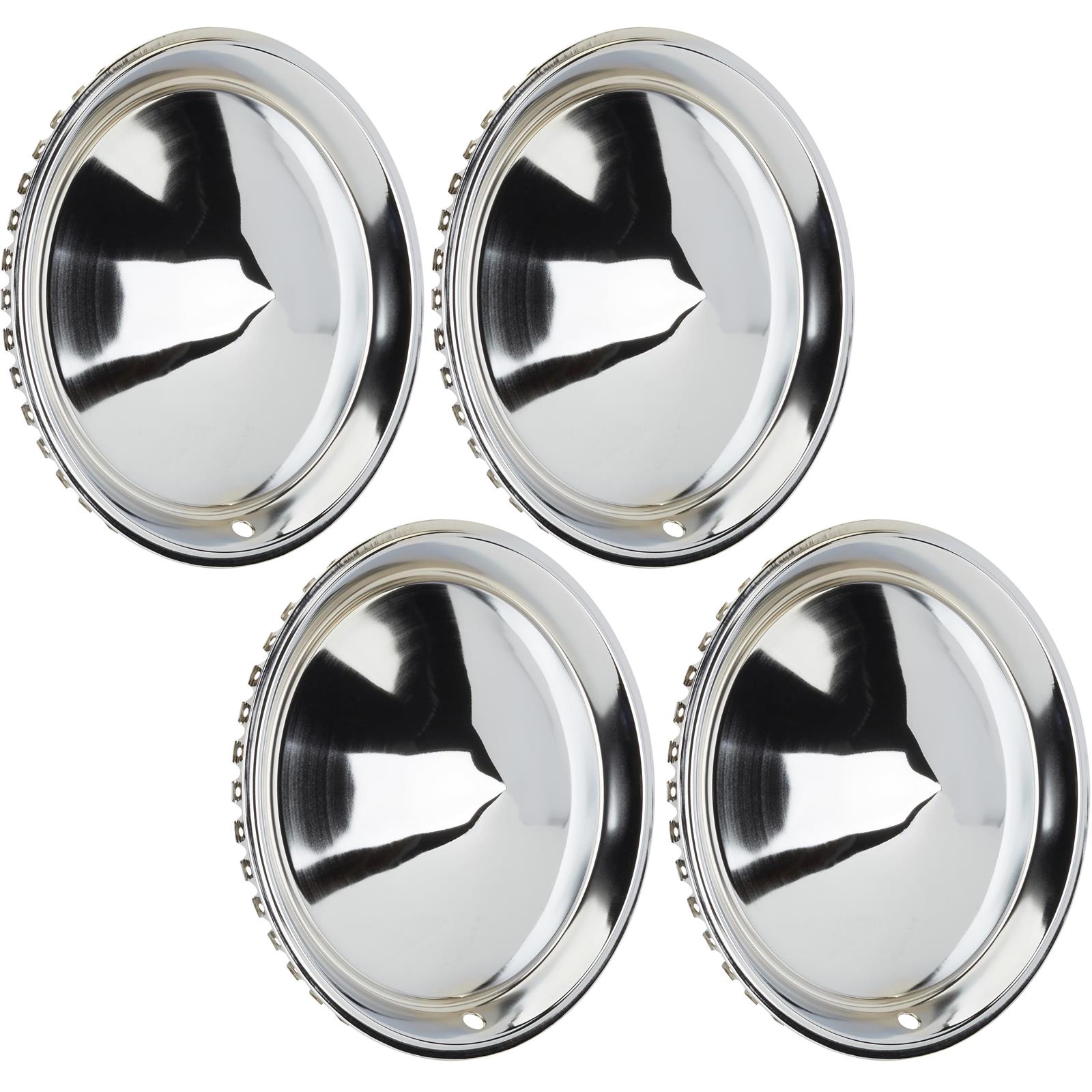 15" CHROME 1957 PLYMOUTH HUBCAP (set of 4)