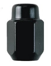 12M1.5 BLACK ACORN NUTS