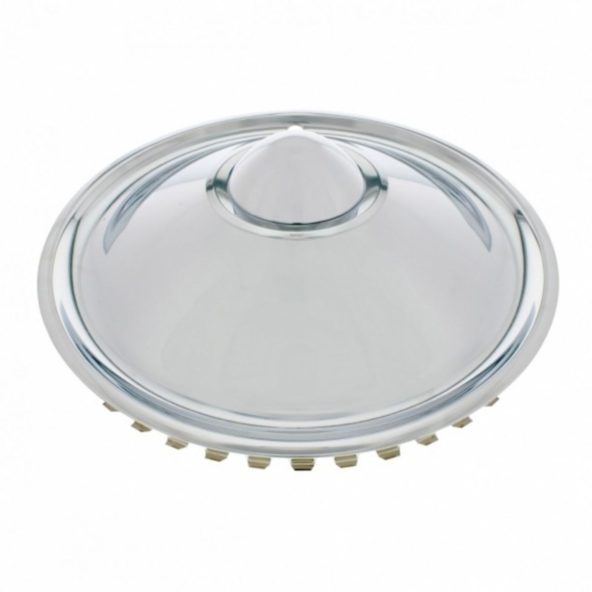 16" CHROME SOMBRERO HUBCAP SET WITH BULLET CENTRE (SET OF 4) C5063