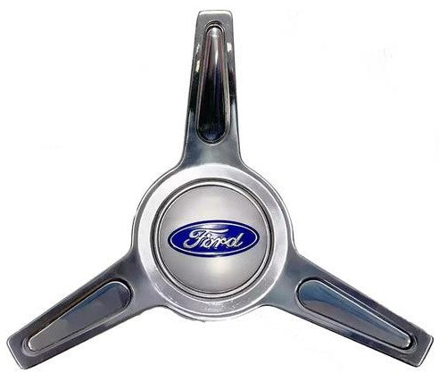 US MUSCLE 3 EAR SPINNER SILVER FORD LOGO