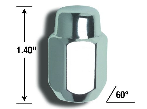 1 2 Gorilla Acorn Lug 13 16 Chrome