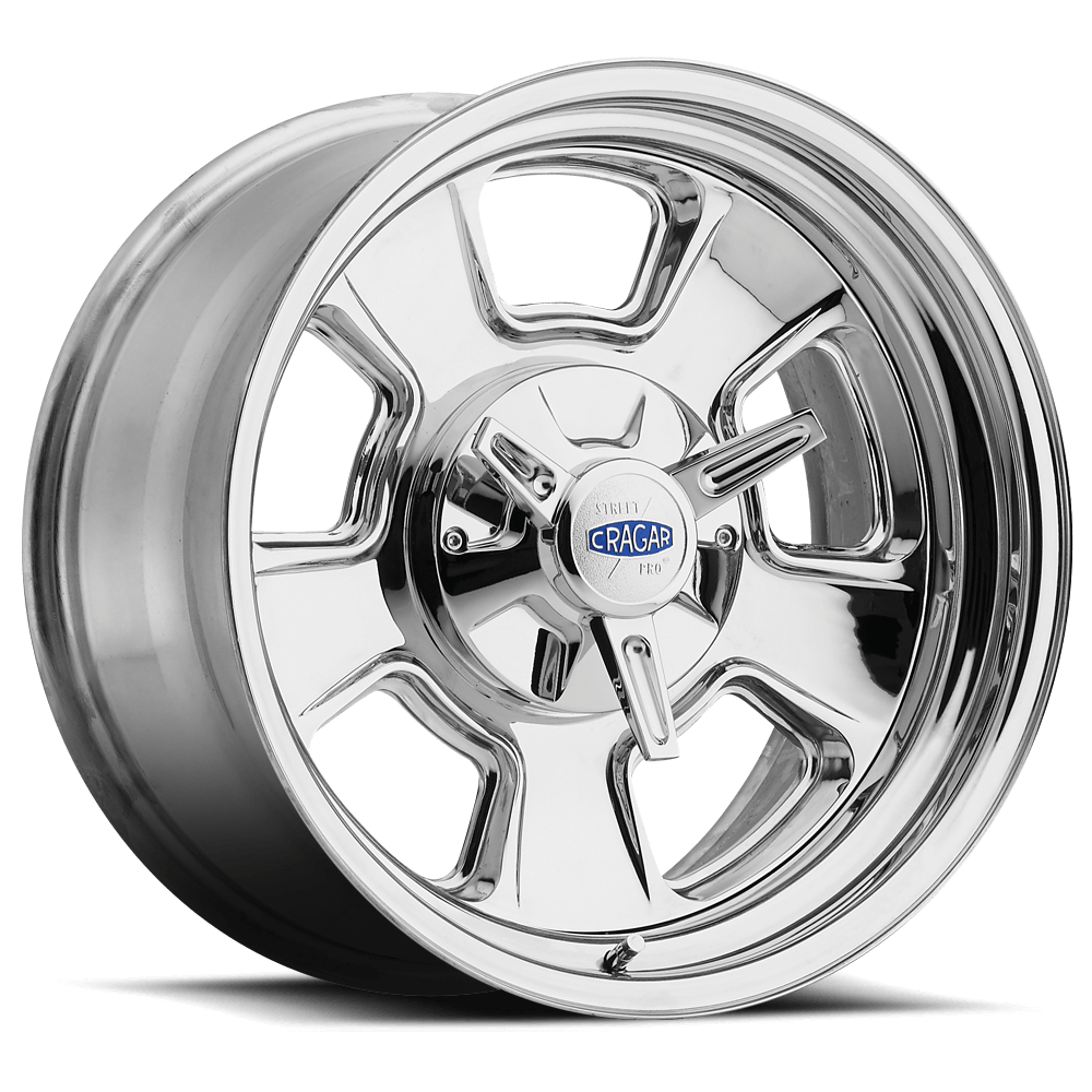 Cragar Series 390C Street Pro 5-114.3 (5-4.5") / 5-120.65 (5-4.75") 15X7 Chromed 3.5" BS