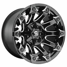 Fuel Wheels Battleaxe D578 6-135","6-139.7 (6-5.5") 20X9 Black Machined Dark Tint 4.53" BS