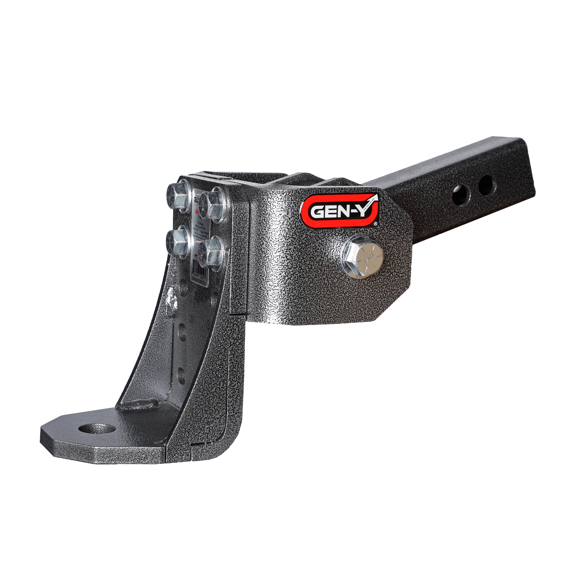 Gen-Y Glyder 6" Drop Torsion-Flex Ball Mount 2″ Shank