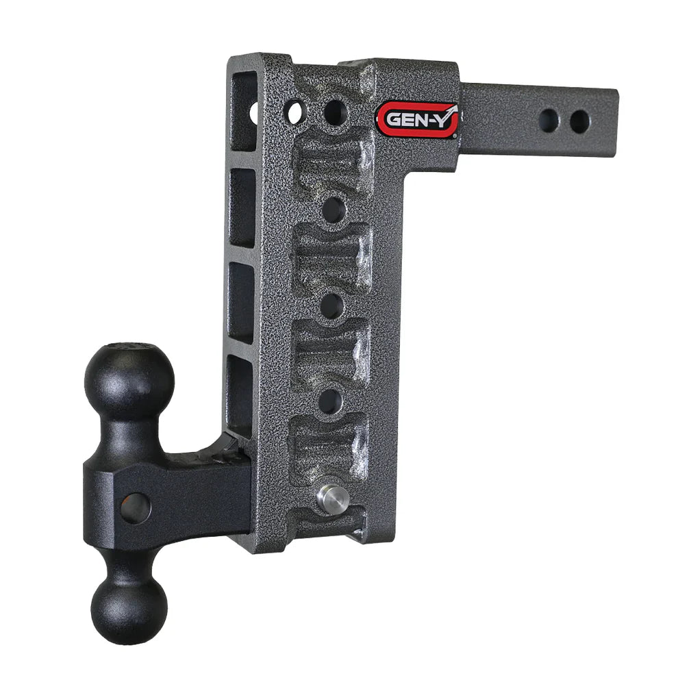 Gen-Y Mega Duty Class IV 16k Ball Mount 10" Drop 2" Shank
