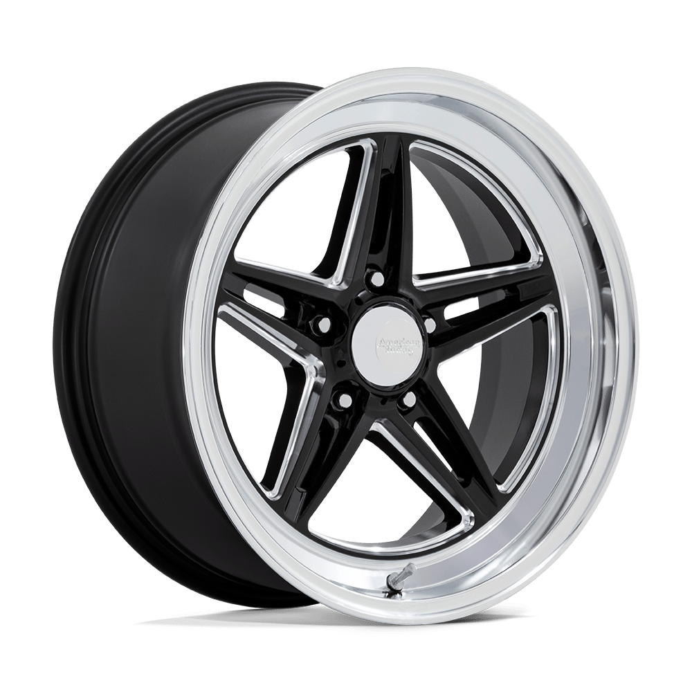 American Racing VN514 Groove 5-114.3 (5-4.5") 18x10 Black With Diamond Cut Lip 5.5" BS 5-114.3 (5-4.5") 18x10" BS VN514BE18101200