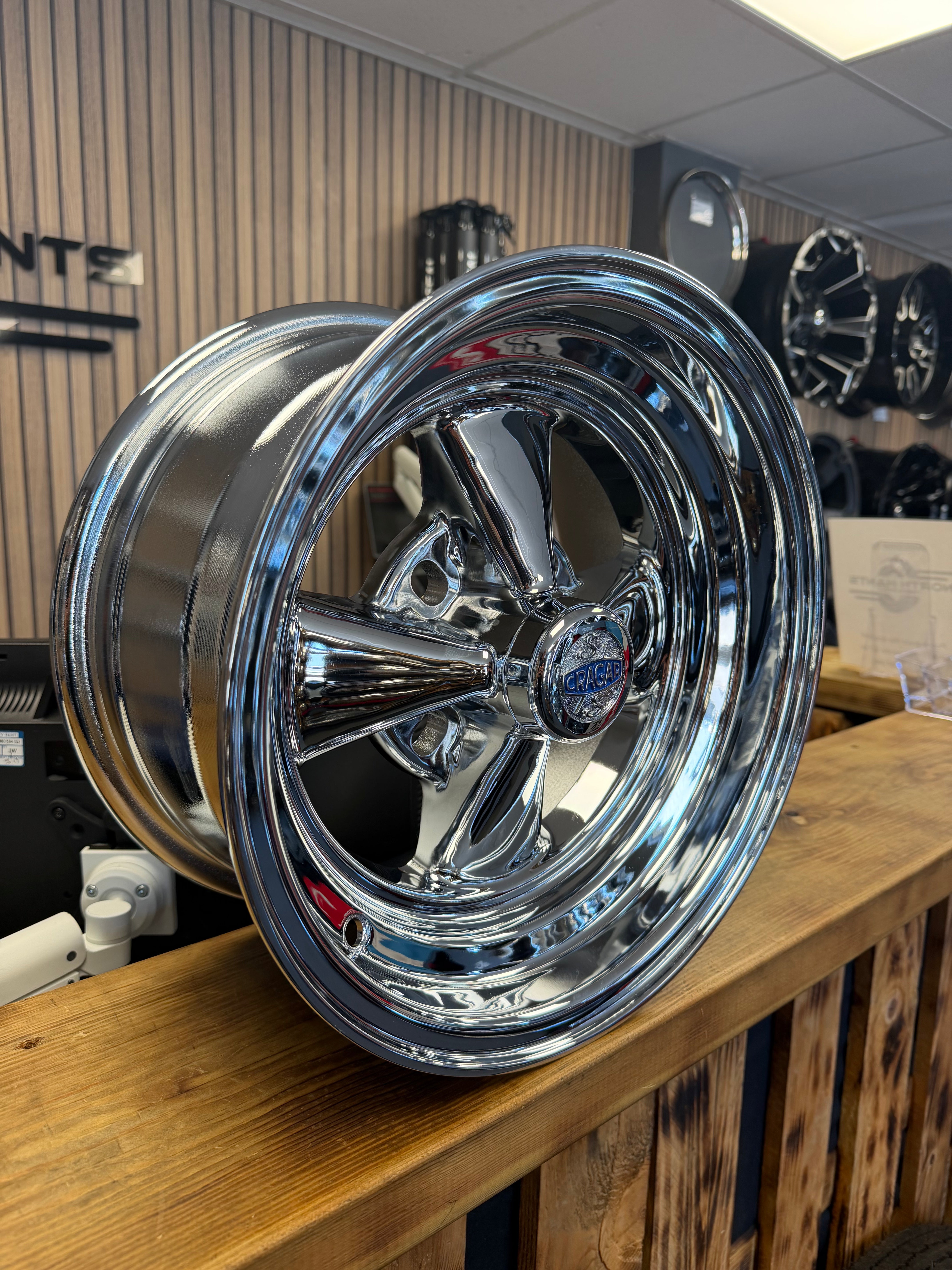 CRAGAR S/S 610C 4 SPOKE 4-4"/4.25"/4.5"/110MM 13" x 7"