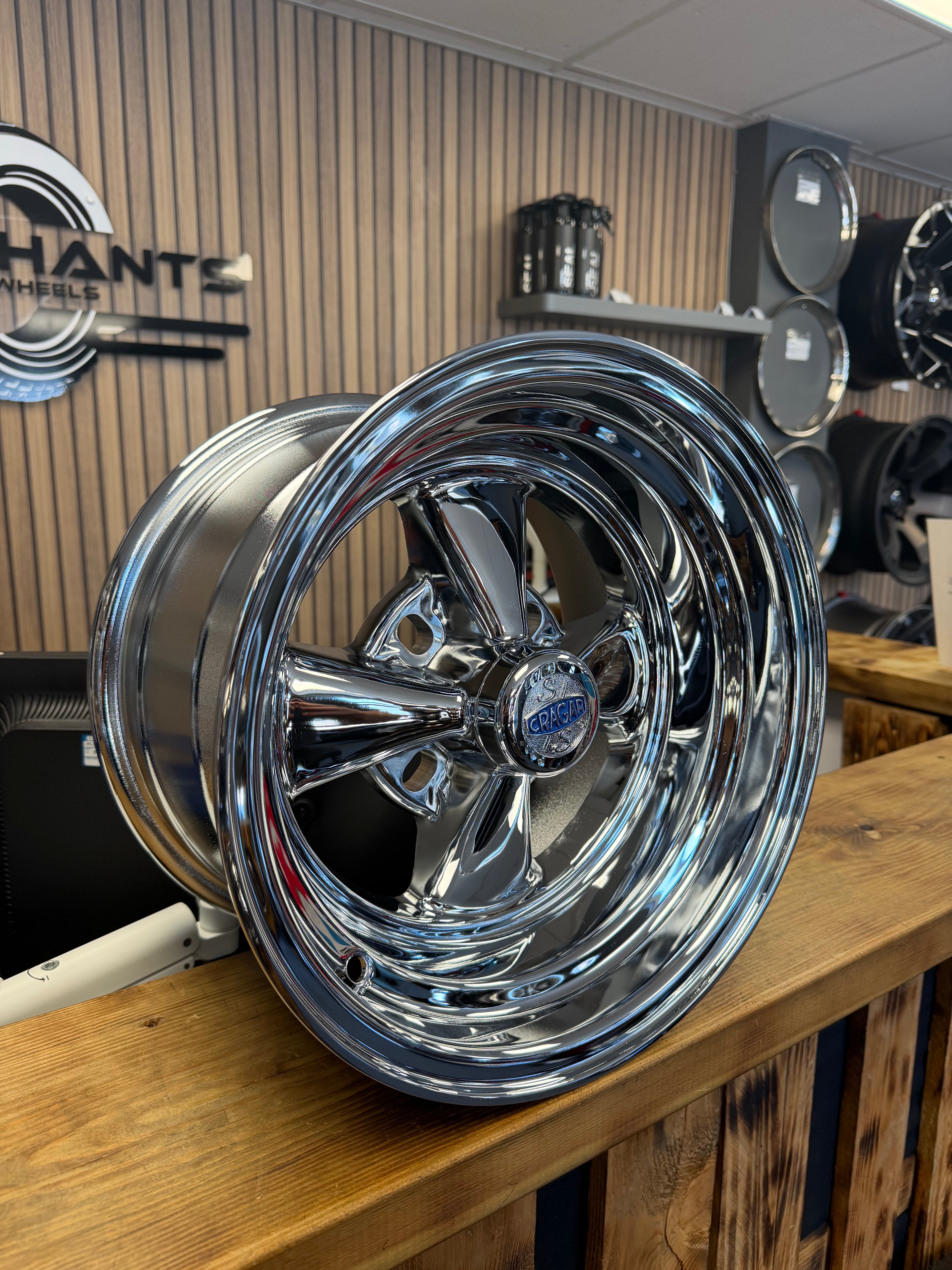 CRAGAR S/S 610C 4 SPOKE 4-4"/4.25"/4.5"/110MM 13" x 8"