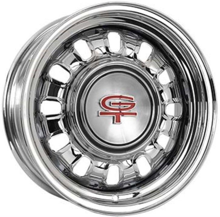 Wheel Vintiques Mustang GT 5-114.3 (5-4.5") 15X8 Chrome Steel 4.50" BS