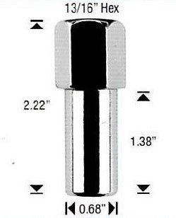 1/2" OPEN SST NUT