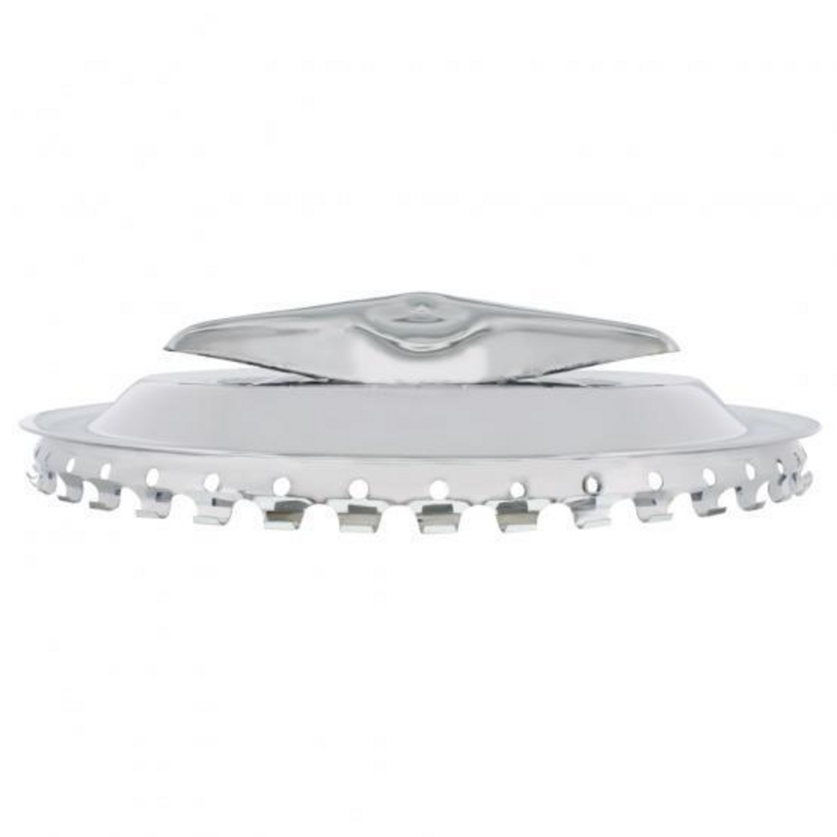 14" CHROME 3-BAR FIESTA STYLE HUBCAPS (SET OF 4) SHC01-14