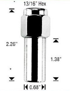 1/2" LEFT HAND SST NUT