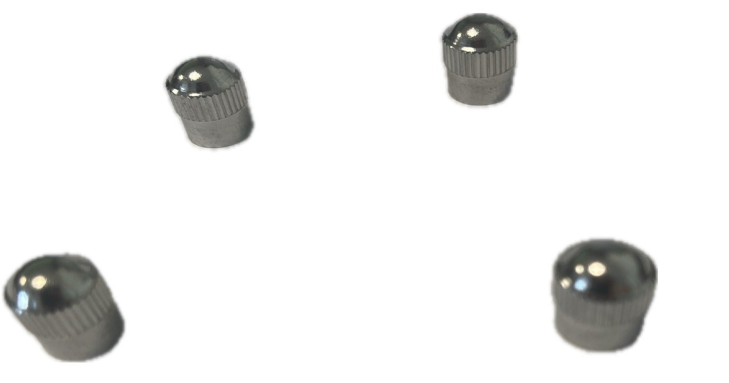 Tall Domed Metal Valve Caps