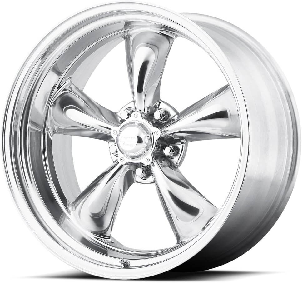 American Racing VN515 Torq Thrust 2 5-127 (5-5") 17X8 Polished 5.05" BS