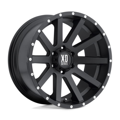 XD Wheels 818 Heist 6-139.7 20X10 Satin Black -24mm Offset