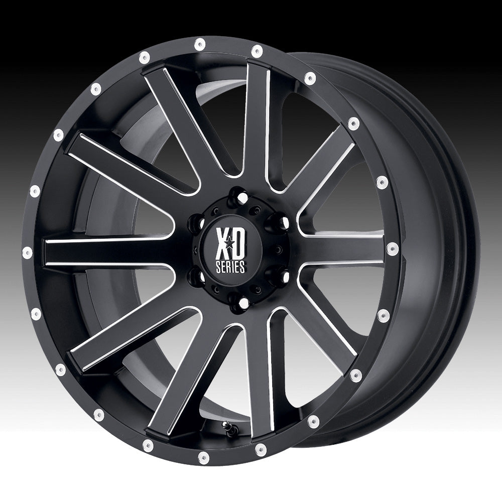 20" VW Amarok XD818 Black Milled Alloy Wheel Packages