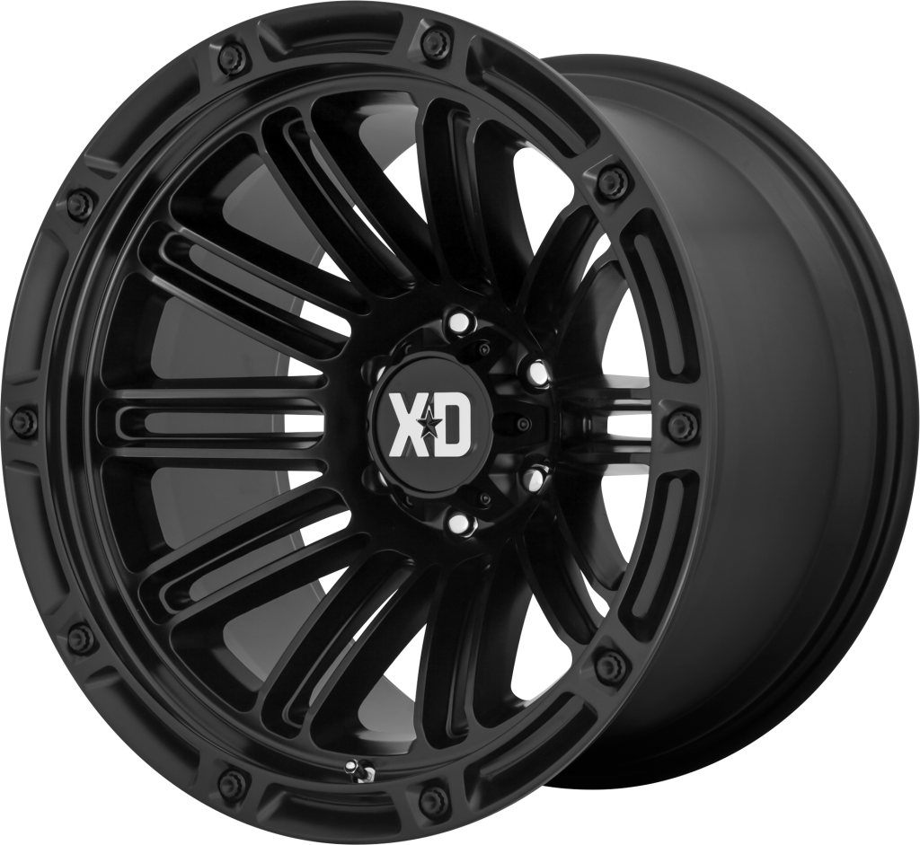 XD Wheels 846 Double Deuce 6-139.7 (6-5.5") 20X10 Satin Black -18mm Offset