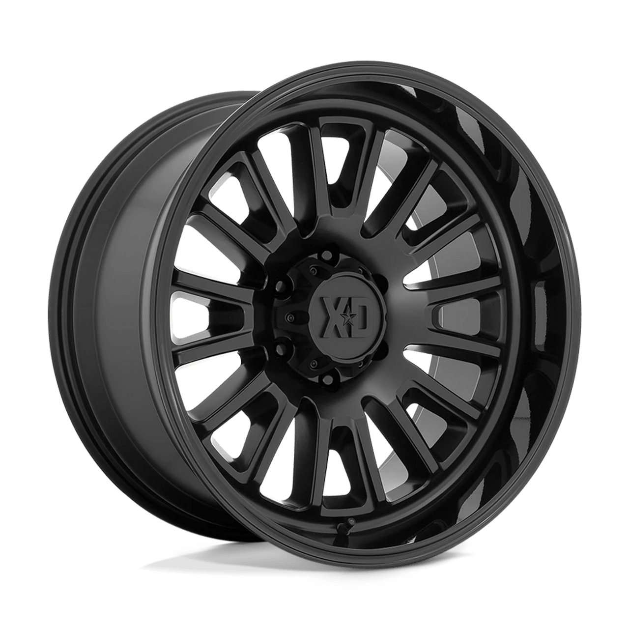XD Wheels 864 Rover 5-139.7 (5-5.5") 20X10 Satin Black With Gloss Lip -18mm Offset