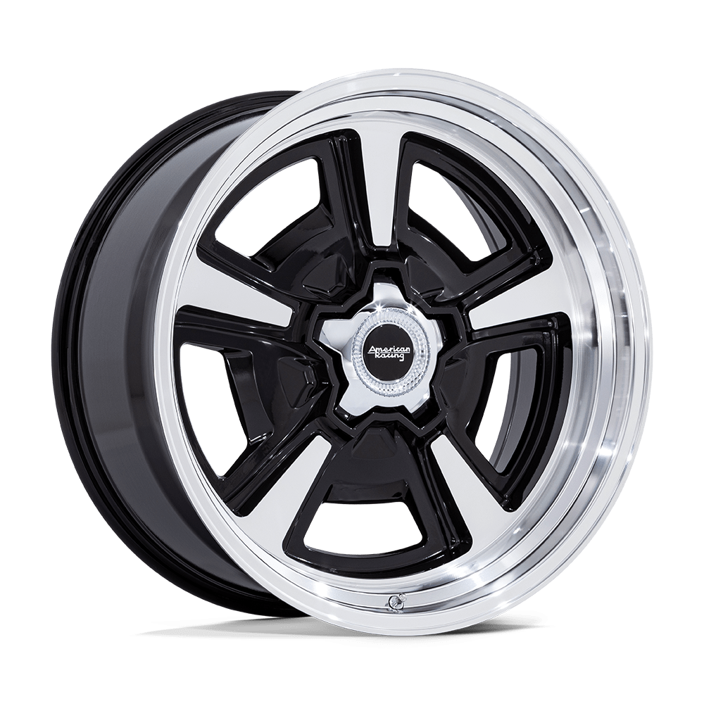 American Racing VN517 Marauder Blank Drilled 22x10 Gloss Black Machined With Diamond Cut Lip 5.74" BS 22x10" BS VN517BD22100006