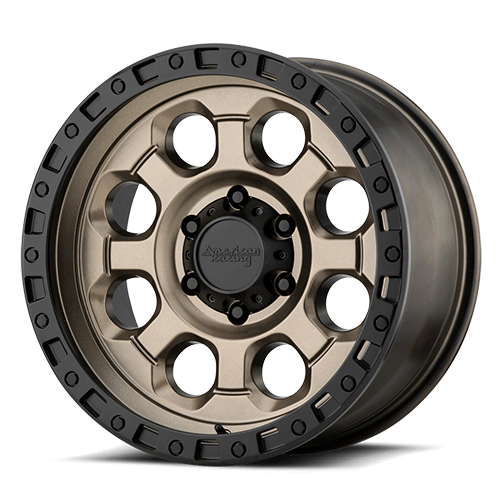 ATX Series AX201 6-139.7 (6-5.5") 18X9 Matt Bronze With Black Lip 5.00" BS