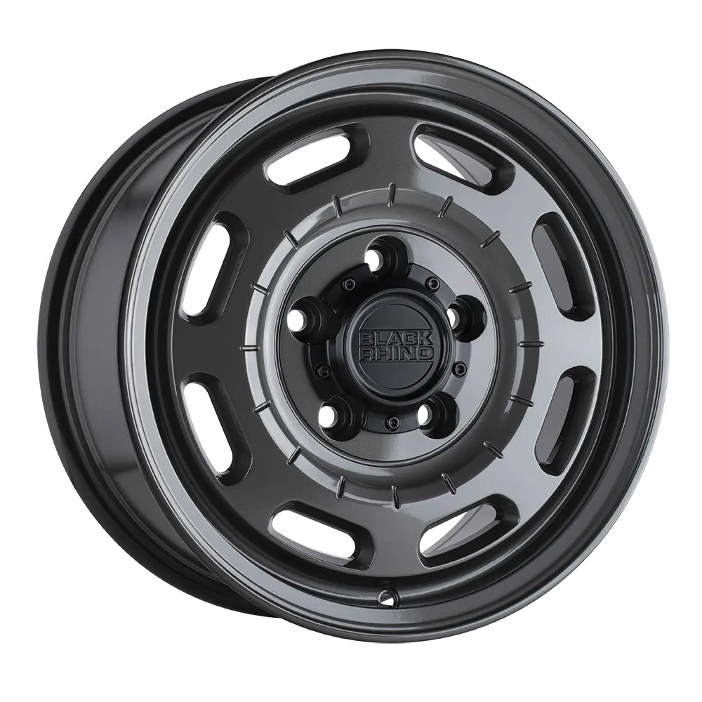 17" VW Crafter 2006-2017 and Mercedes Sprinter Black Rhino Bandolier Gunmetal Alloy Wheel Packages