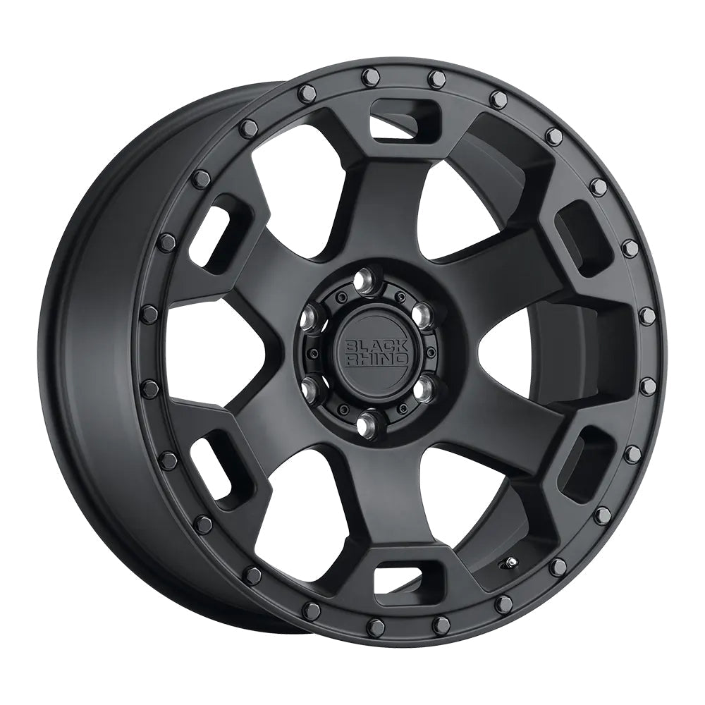 Black Rhino Gauntlet 6-139.7 (6-5.5") 20X9 Semi Gloss Black +15mm Offset 2090GLT126140M12