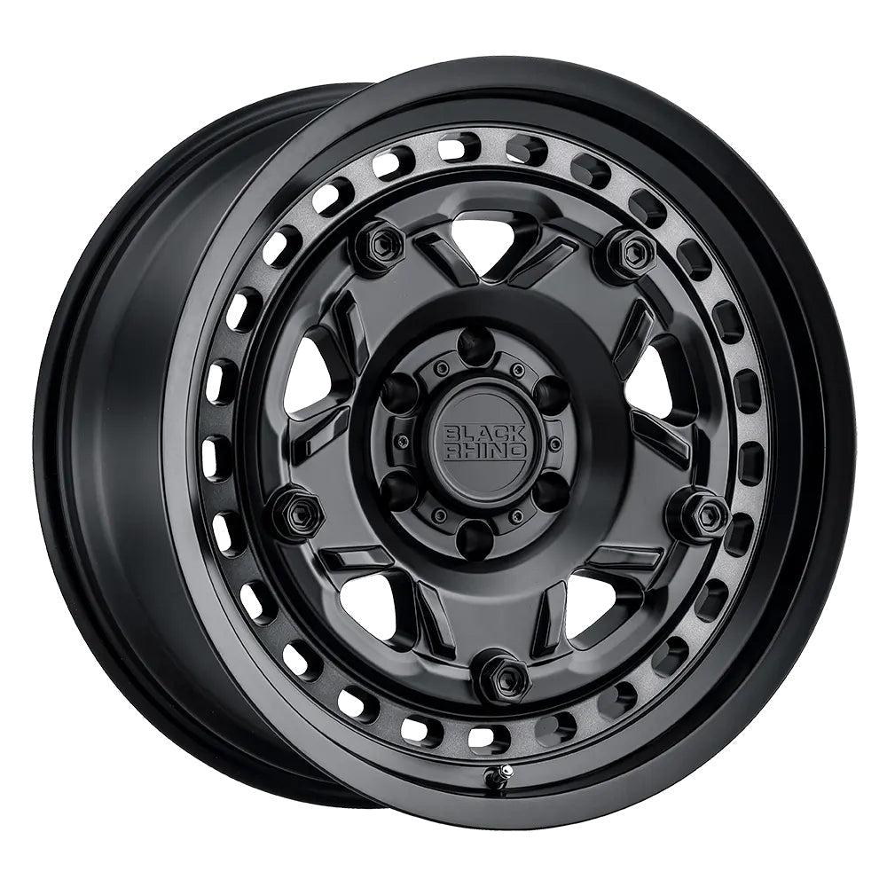 Black Rhino Grange 5-139.7 (5-5.5") 17X8.5 Matt Black Machined Tint Ring 0mm Offset 1785GRG005140M78