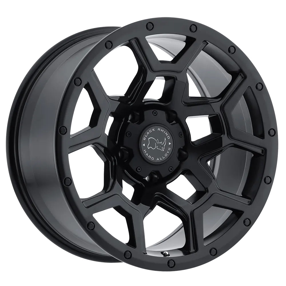 17" VW Crafter 2006-2017 and Mercedes Sprinter Black Rhino Overland Black Alloy Wheel Packages