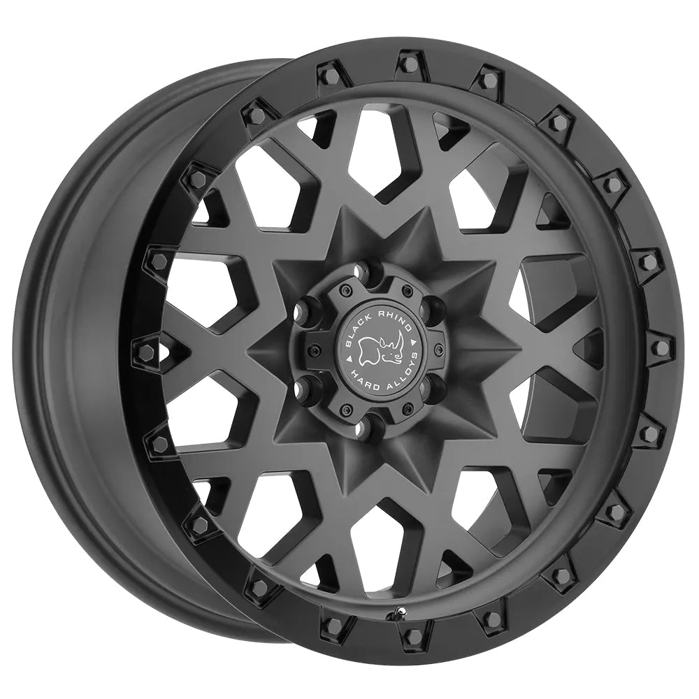 Black Rhino Sprocket 6-139.7 (6-5.5") 18X9.5 Matt Gunmetal +6mm Offset 1895SPK066140G12