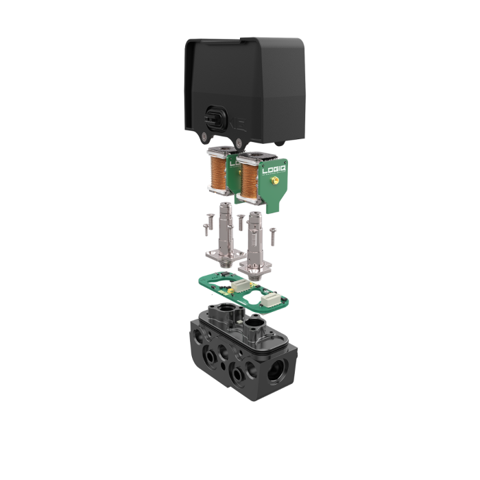 LOGIQ AirIQ HD2 Air Management Package. Pre-assembled, 2-channel, HD Compressor