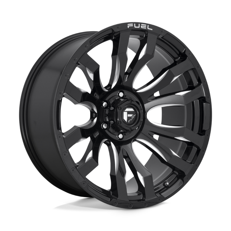 Fuel Wheels Blitz D674 6-139.7 (6-5.5") 18x9 Gloss Black Milled +1mm D67.18908450