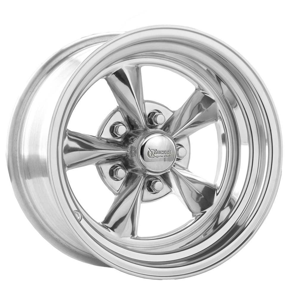 Rocket Racing Fuel 5-114.3 (5-4.5") 15x8 Polished 4.5"BS