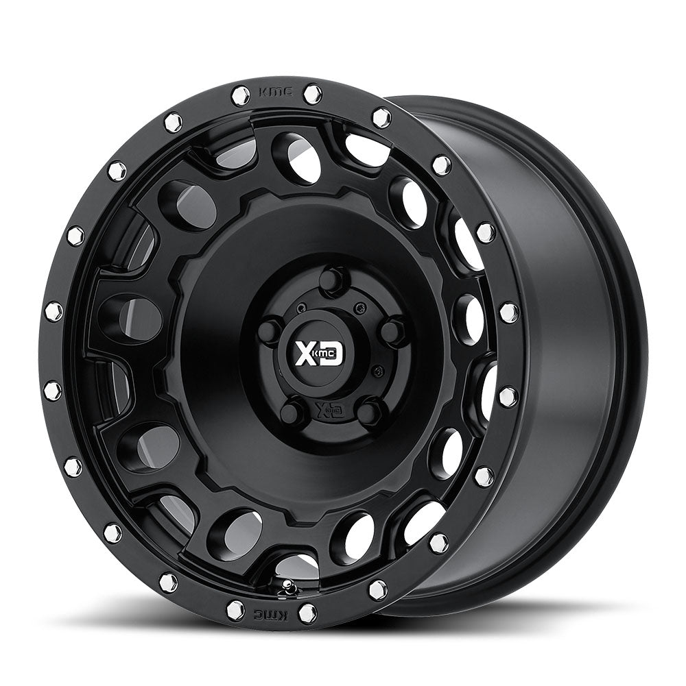 XD Wheels 129 holeshot 5-120 17X8.5 Satin Black 34 mm Offset