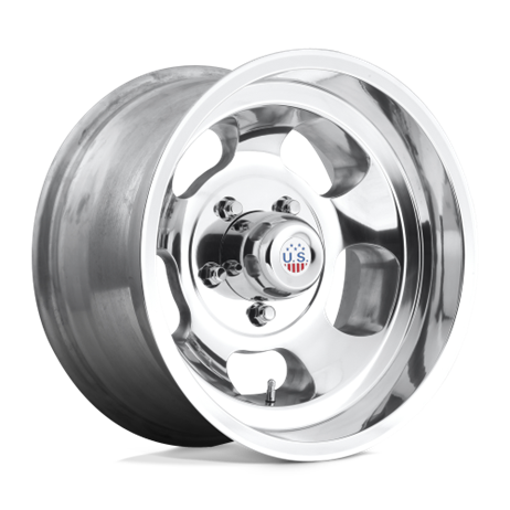 US Mag Indy 5-139.7 (5-5.5") 15X10 Polished 3.53" BS -50mm Offset U10115008535