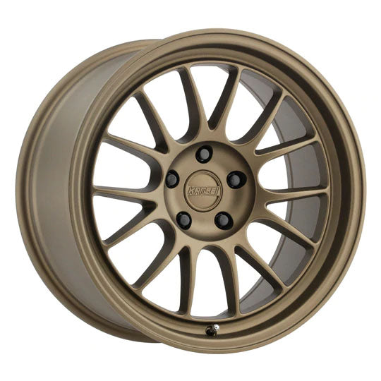Kansei Corsa KN13 5-120 18X9 Textured Bronze 5.50" BS