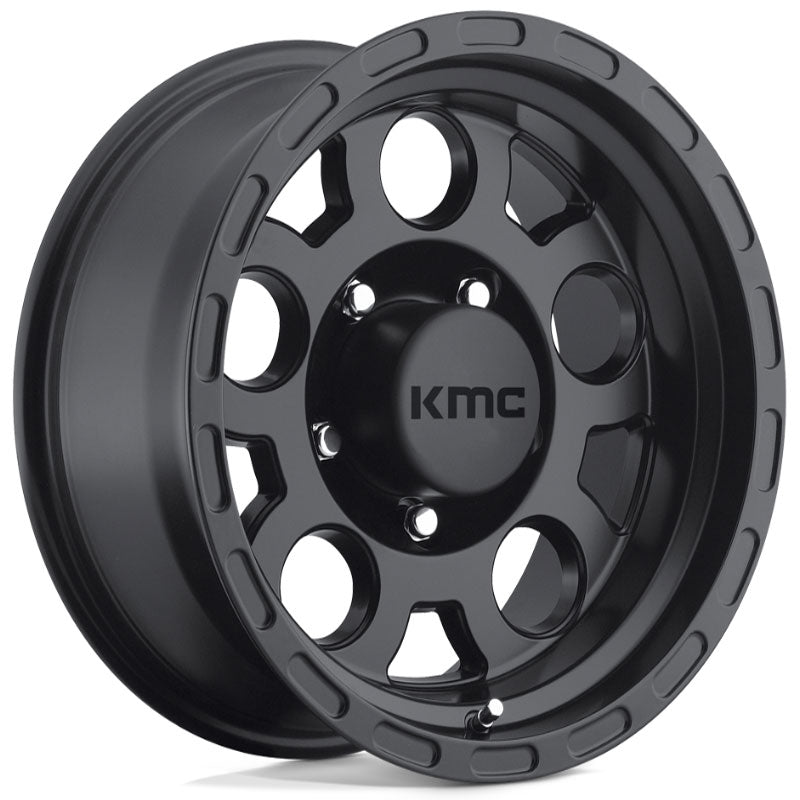 KMC Wheels Enduro 522 8-165.1 (8-6.5") 18X9 Matte Black 0mm KM52289080700A