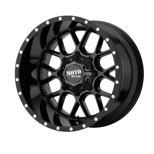 Moto Metal Wheels Siege MO986 5-139.7 (5-5.5") 20x12 GLOSS BLACK -44mm Offset MO986212353A44N