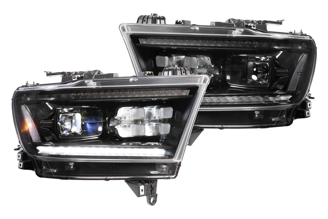 Dodge Ram LED Headlights 2019-2024 1500 XB LED White DRL Morimoto