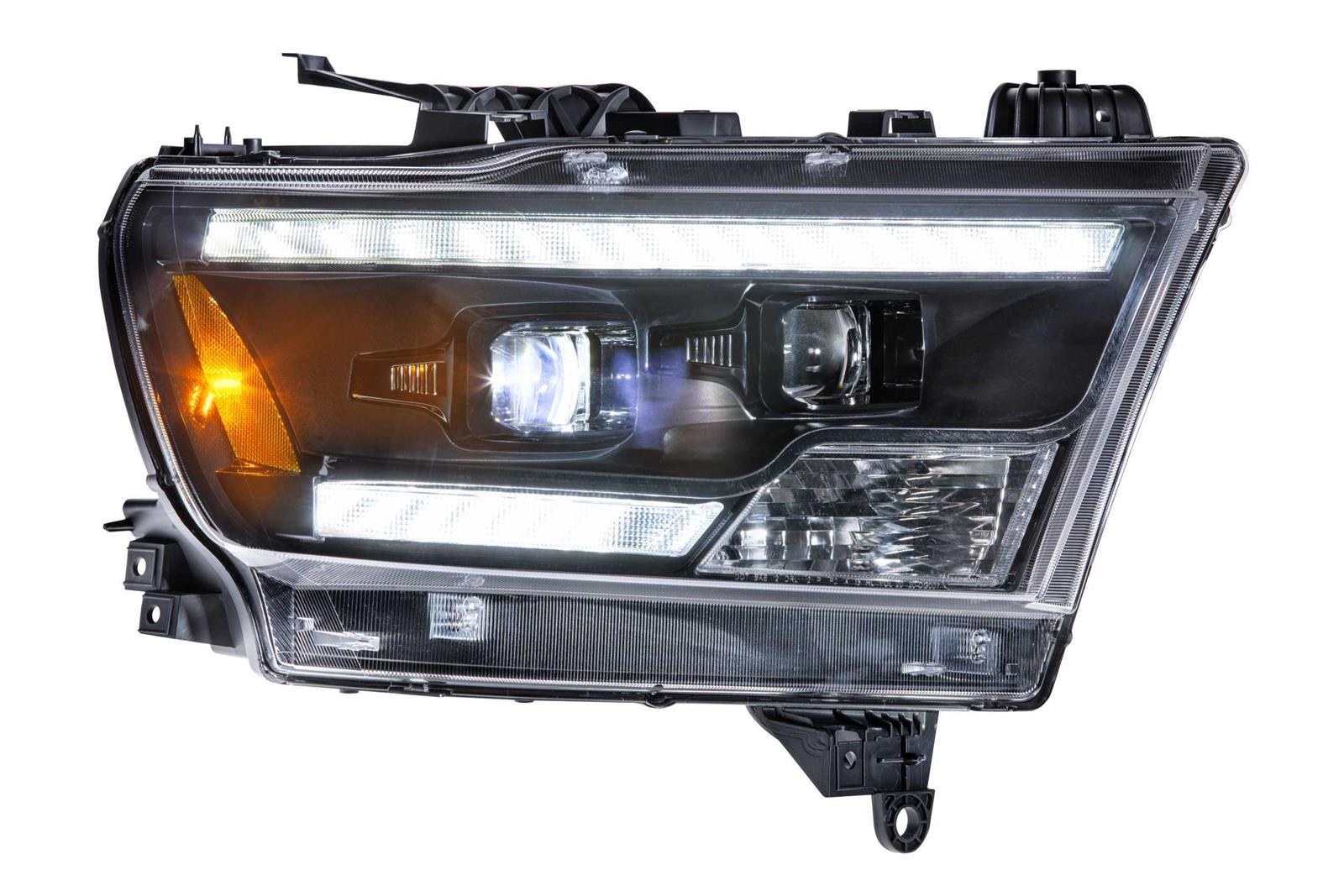Dodge Ram LED Headlights 2019-2024 1500 XB HYBRID LED White DRL Morimoto