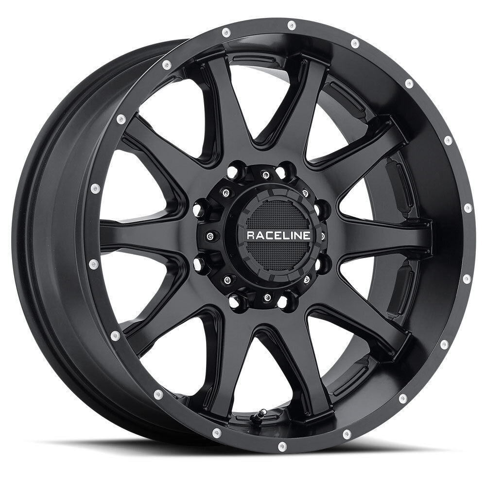 18" VW Amarok 5 Stud Raceline Shift Black Alloy Wheel Packages