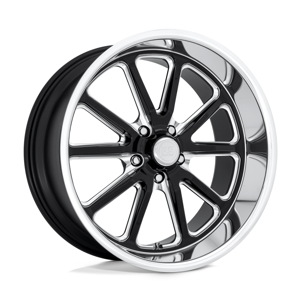 US Mag Rambler 5-127 (5-5") 18X9.5 Gloss Black Milled 5.25" BS U11718957352