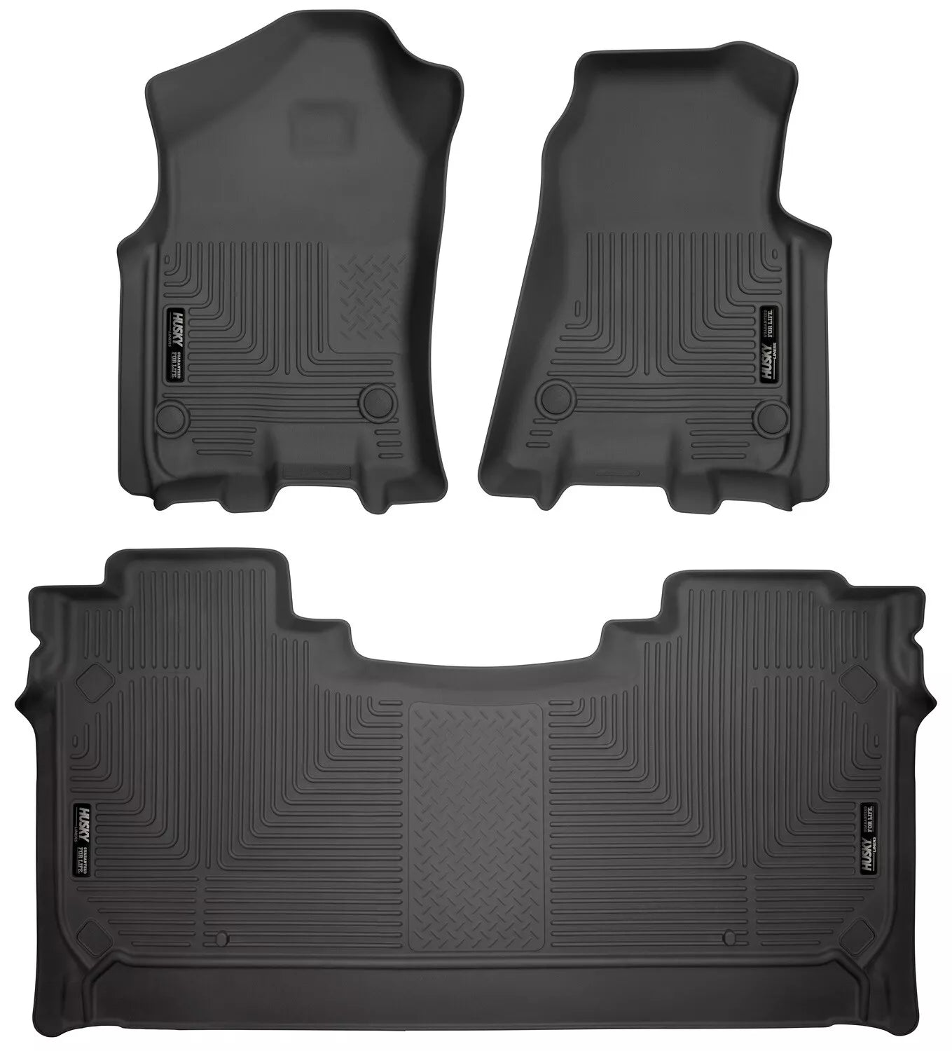 2019-2020 RAM 1500 QUAD CAB HUSKY FITTED FLOOR MATS FRONT AND REAR