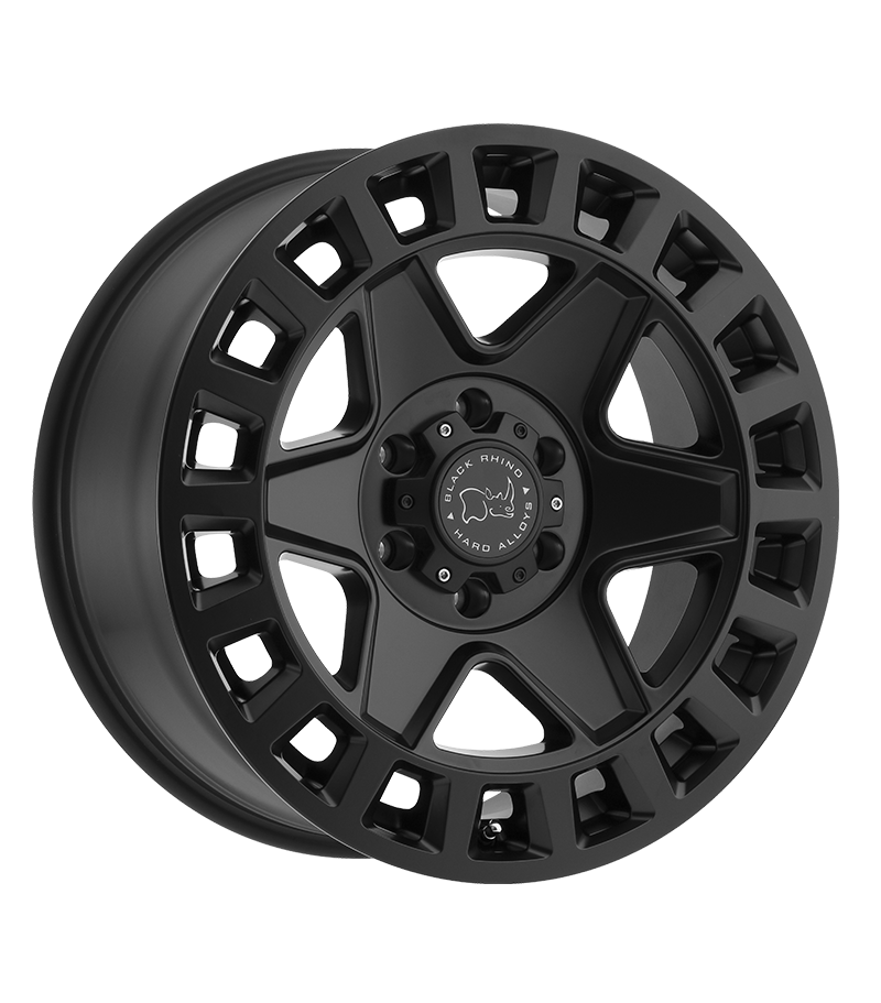 17" VW Crafter 2006-2017 and Mercedes Sprinter Black Rhino York Black Alloy Wheel Packages